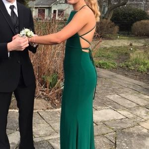 Green Mermaid Prom Dress